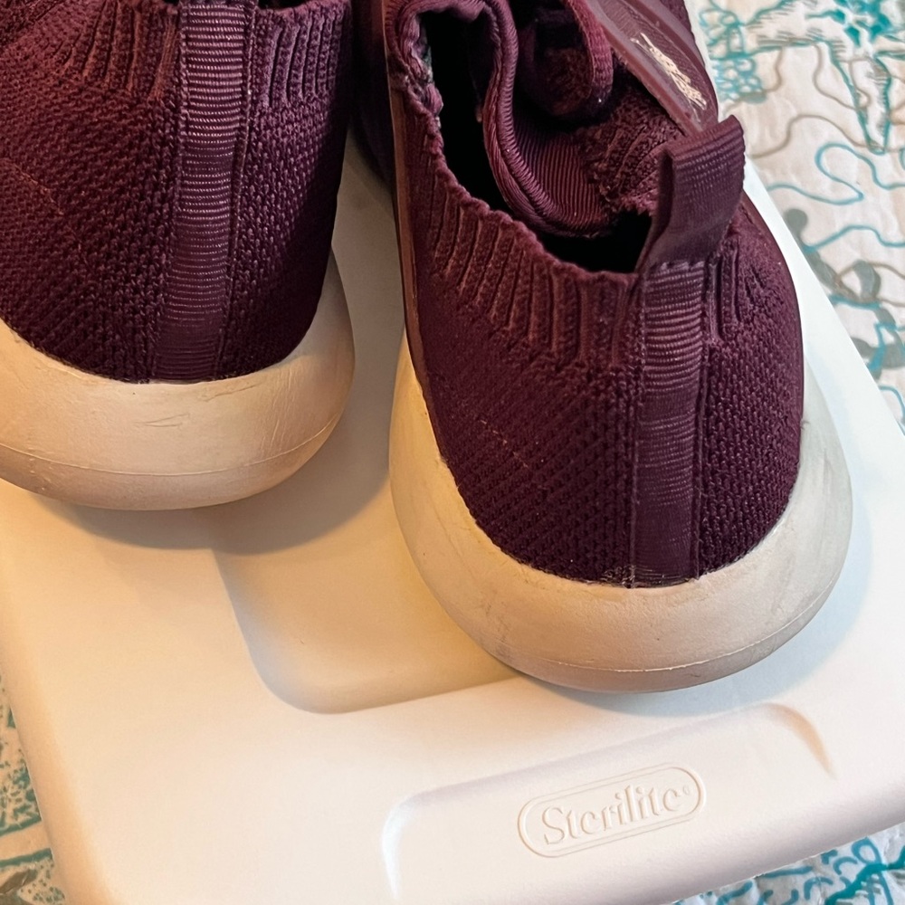 U.S. Polo Assn. Maroon Sneakers Knit Mesh Casual - Picture 5 of 6